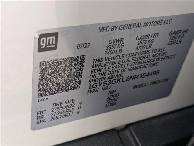 used 2022 Cadillac Escalade car, priced at $77,995