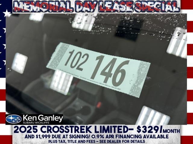 new 2025 Subaru Crosstrek car, priced at $36,695