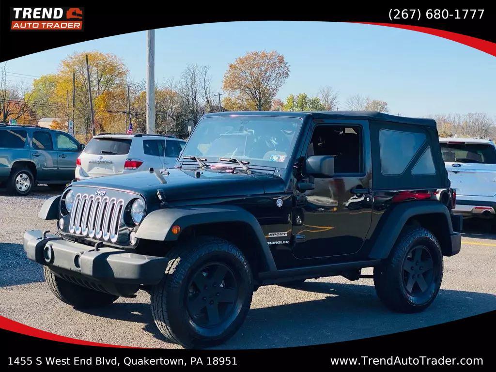 used 2015 Jeep Wrangler car, priced at $14,500