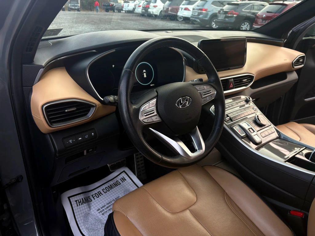 used 2021 Hyundai Santa Fe car, priced at $26,999
