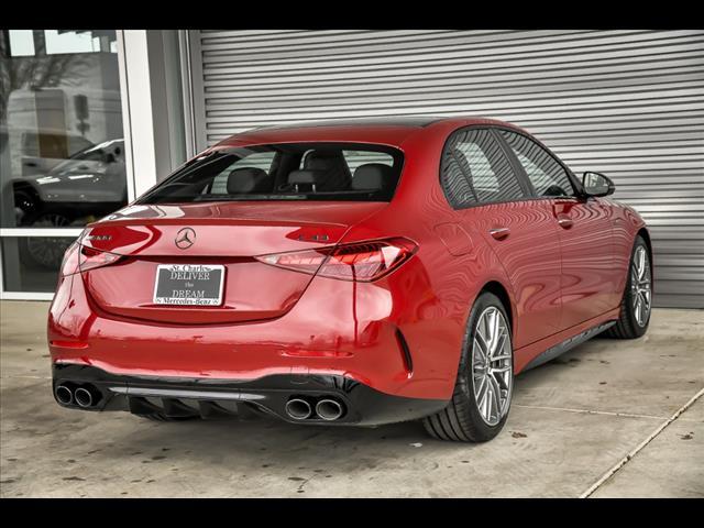 new 2025 Mercedes-Benz AMG C 43 car, priced at $72,885