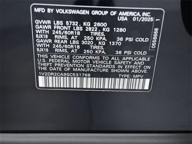 new 2025 Volkswagen Atlas car, priced at $35,404