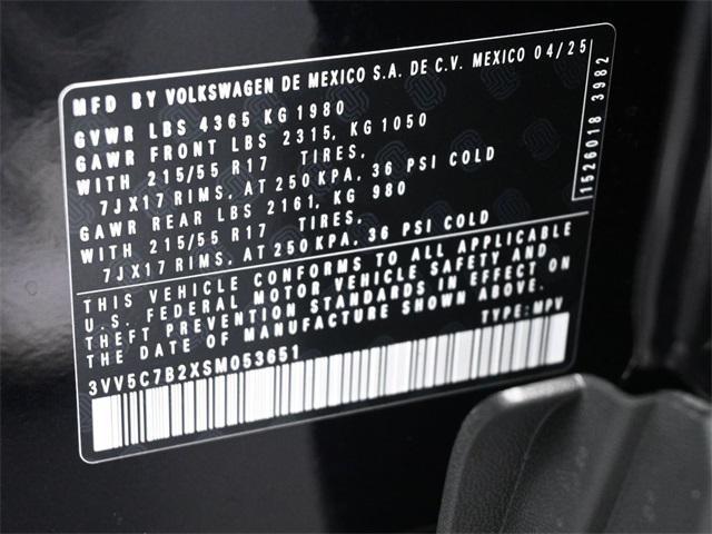 new 2025 Volkswagen Taos car, priced at $25,740