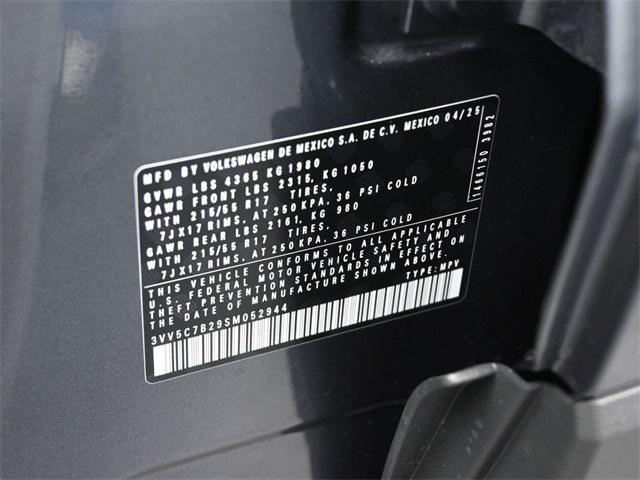 new 2025 Volkswagen Taos car, priced at $25,740