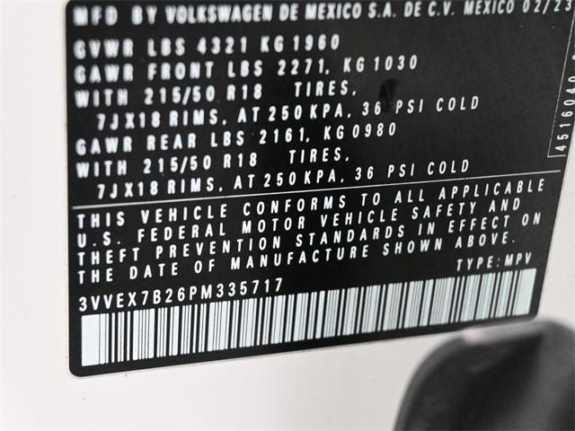 used 2023 Volkswagen Taos car, priced at $21,388