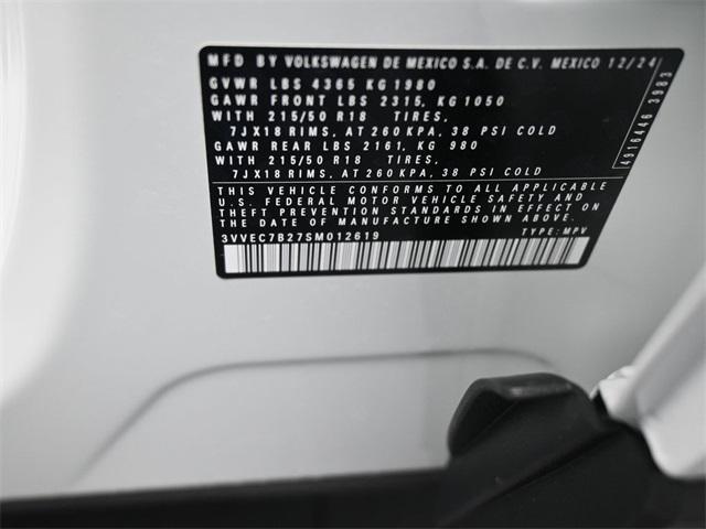 new 2025 Volkswagen Taos car, priced at $28,382