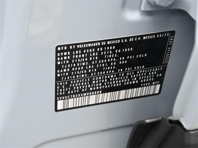 new 2025 Volkswagen Taos car, priced at $28,421