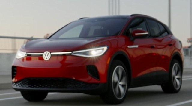 new 2025 Volkswagen ID.4 car, priced at $44,820