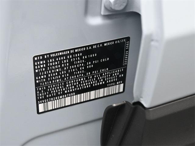 new 2025 Volkswagen Taos car, priced at $29,555