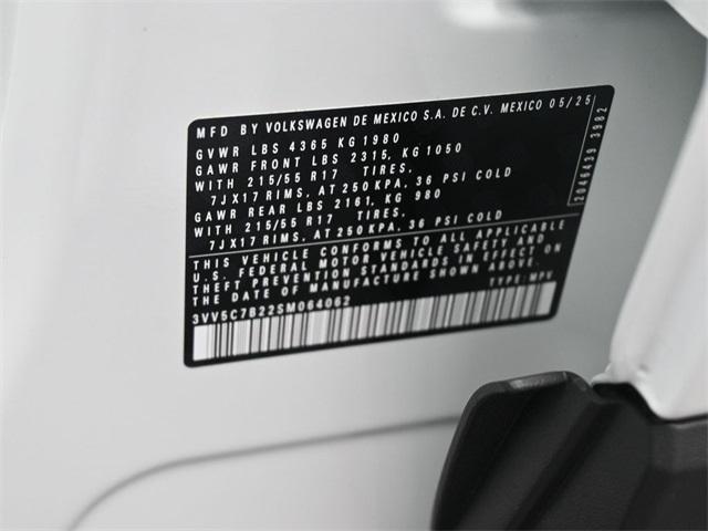 new 2025 Volkswagen Taos car, priced at $25,740