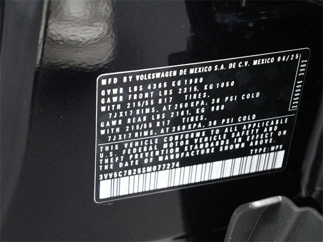 new 2025 Volkswagen Taos car, priced at $26,224