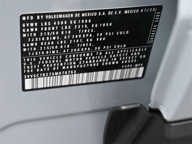 new 2025 Volkswagen Taos car, priced at $29,921