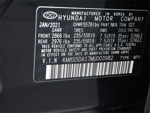 used 2021 Hyundai Santa Fe car, priced at $27,188