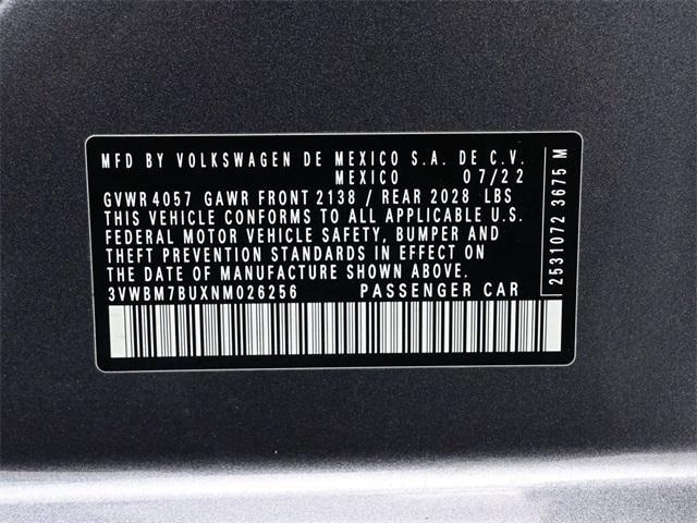 used 2022 Volkswagen Jetta car, priced at $20,758