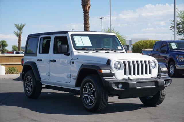 used 2020 Jeep Wrangler Unlimited car, priced at $25,477