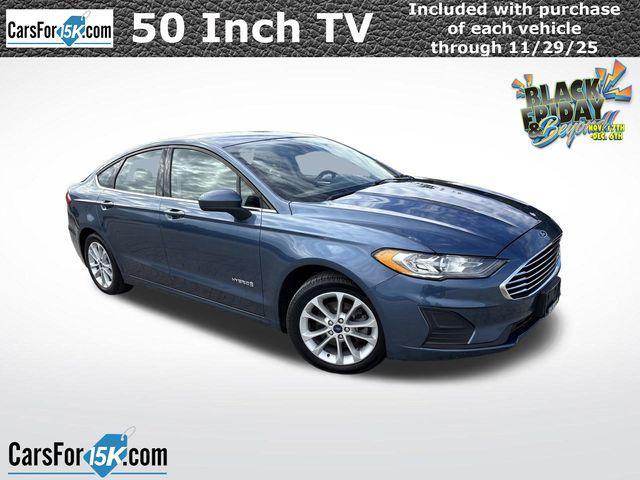 used 2019 Ford Fusion Hybrid car, priced at $8,965