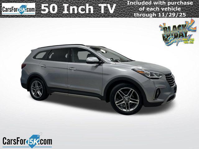 used 2018 Hyundai Santa Fe car, priced at $12,500