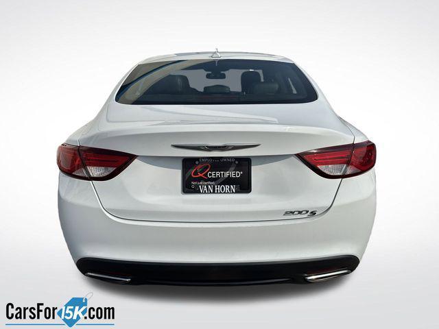 used 2016 Chrysler 200 car, priced at $13,500