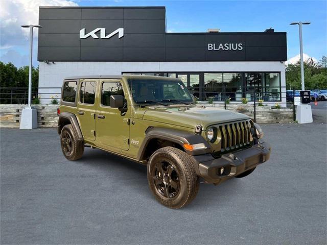 used 2021 Jeep Wrangler Unlimited car, priced at $27,925