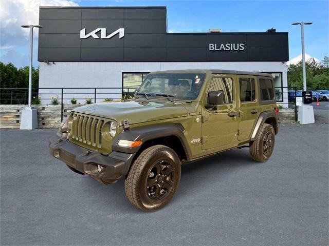 used 2021 Jeep Wrangler Unlimited car, priced at $27,925