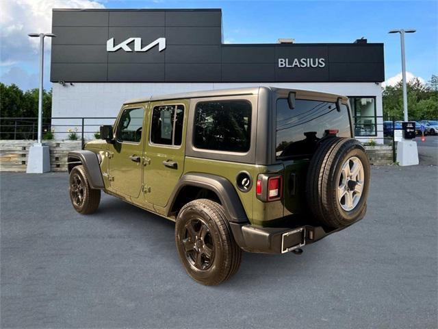 used 2021 Jeep Wrangler Unlimited car, priced at $27,925