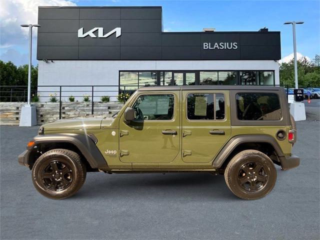 used 2021 Jeep Wrangler Unlimited car, priced at $27,925