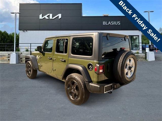 used 2021 Jeep Wrangler Unlimited car, priced at $27,525