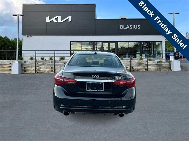 used 2021 INFINITI Q50 car, priced at $26,789