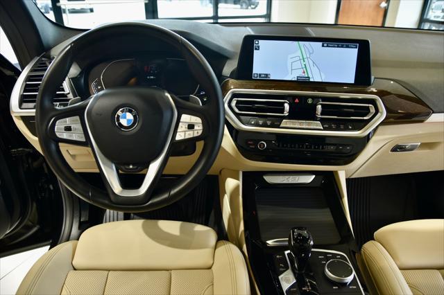 used 2022 BMW X3 car, priced at $37,990