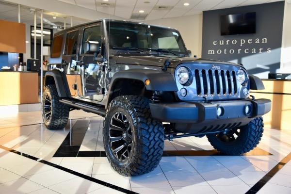 used 2017 Jeep Wrangler Unlimited car, priced at $33,990