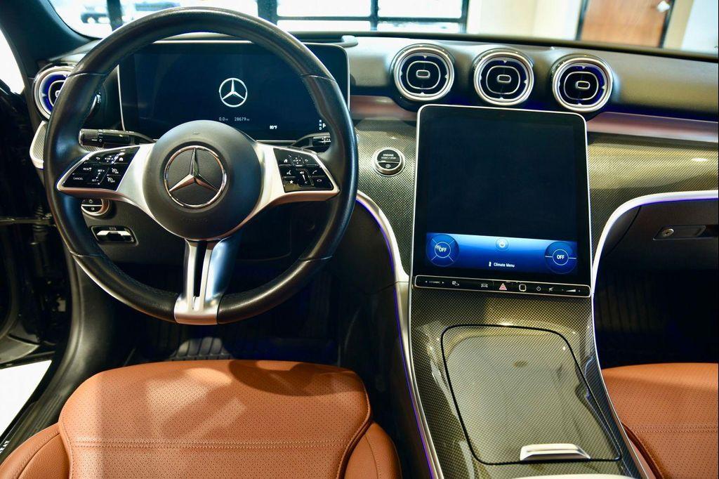 used 2022 Mercedes-Benz C-Class car, priced at $36,990