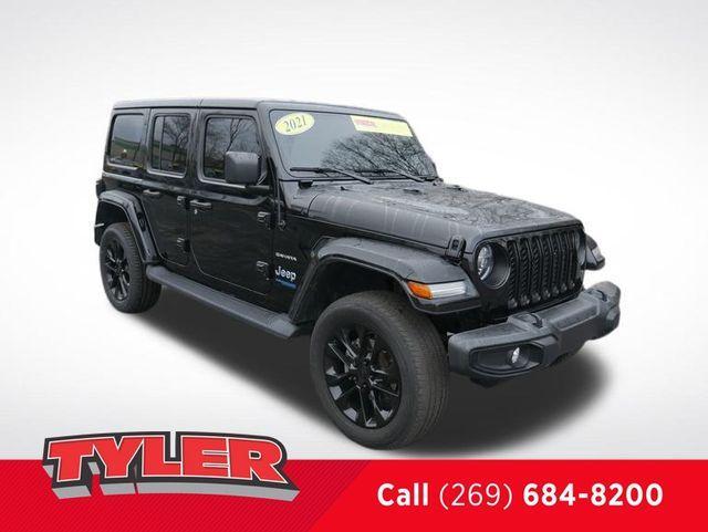 used 2021 Jeep Wrangler Unlimited 4xe car, priced at $31,000