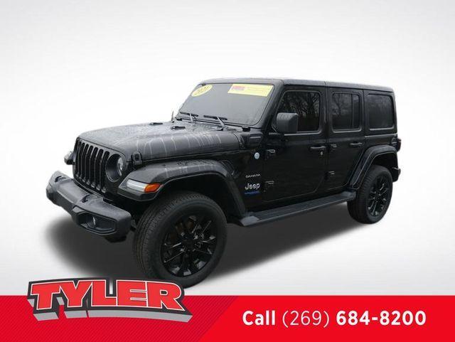 used 2021 Jeep Wrangler Unlimited 4xe car, priced at $31,000