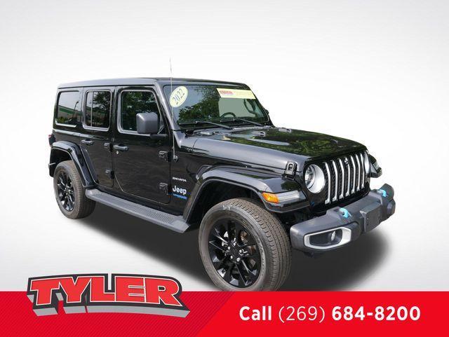 used 2022 Jeep Wrangler Unlimited 4xe car, priced at $35,421