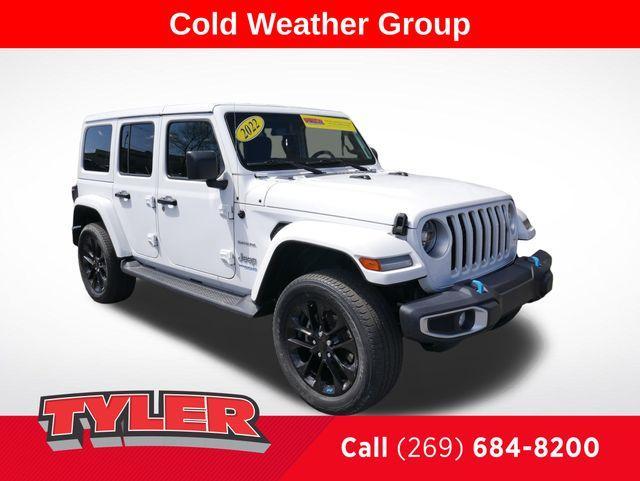 used 2022 Jeep Wrangler Unlimited 4xe car, priced at $31,500