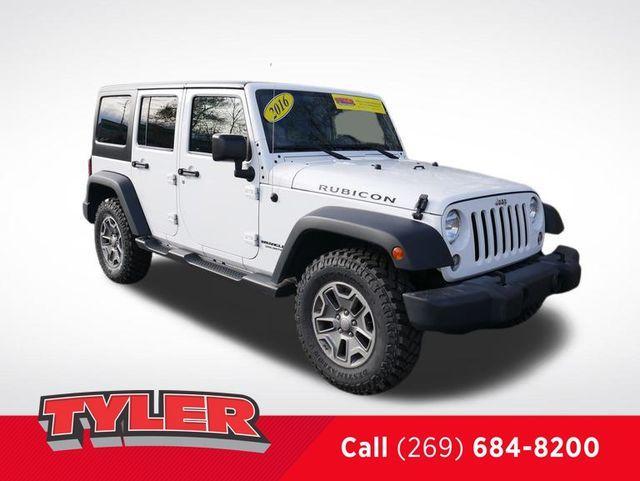 used 2016 Jeep Wrangler Unlimited car, priced at $27,212