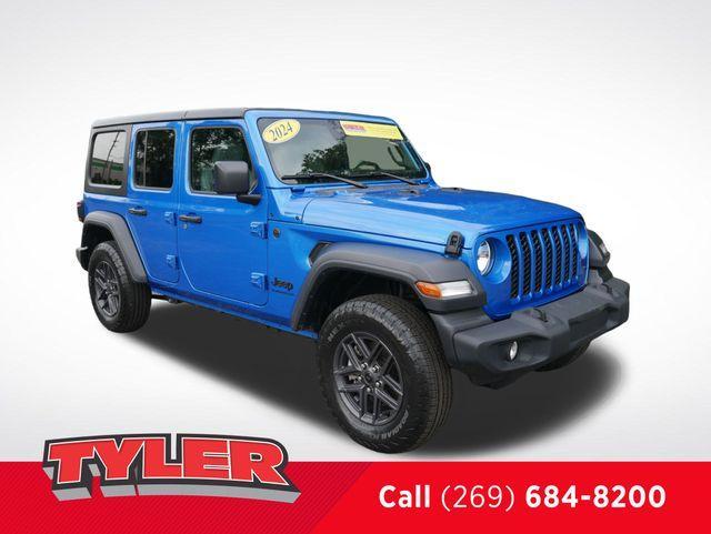 used 2024 Jeep Wrangler car, priced at $37,880