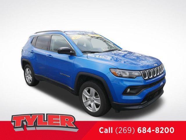 used 2022 Jeep Compass car, priced at $23,500