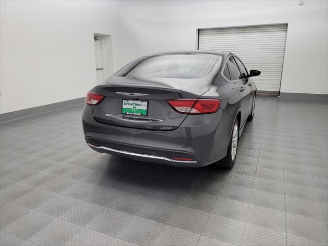 used 2015 Chrysler 200 car, priced at $11,095