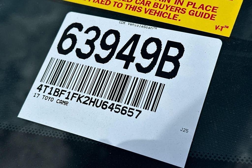 used 2017 Toyota Camry car, priced at $11,988