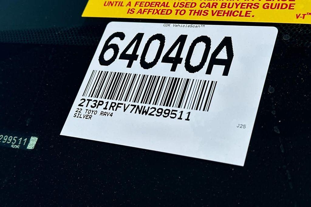 used 2022 Toyota RAV4 car, priced at $26,988