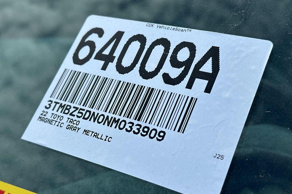used 2022 Toyota Tacoma car, priced at $36,988