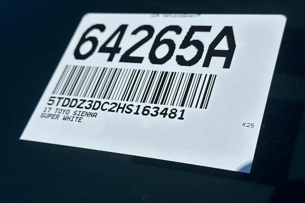 used 2017 Toyota Sienna car, priced at $30,988