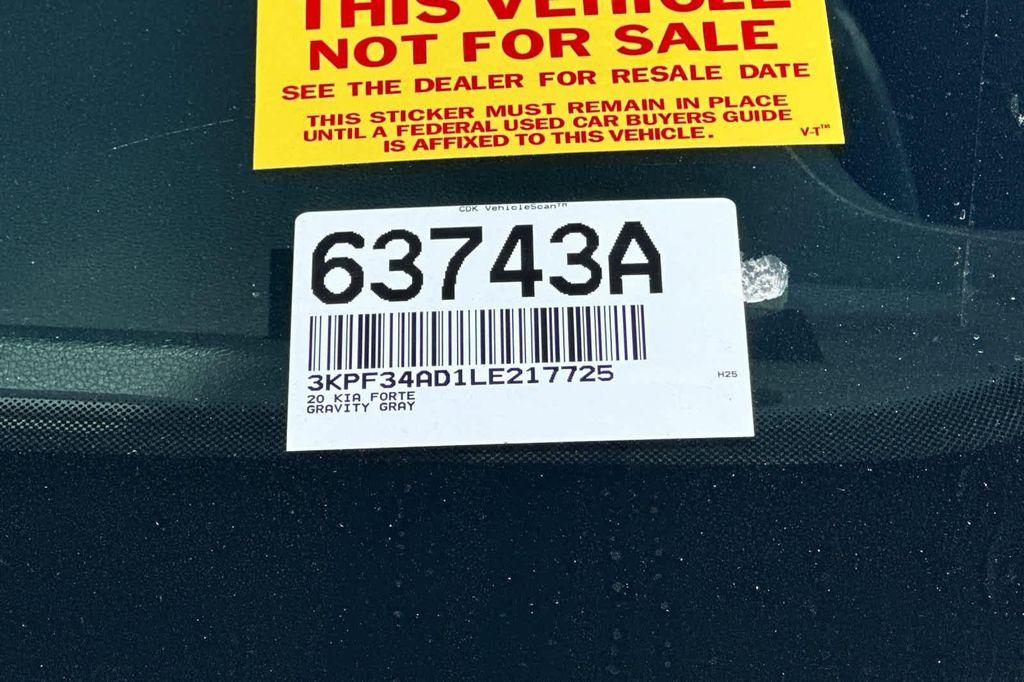 used 2020 Kia Forte car, priced at $13,988