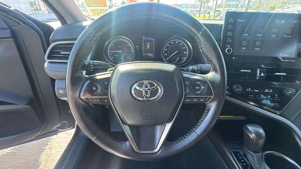 used 2021 Toyota Camry Hybrid car, priced at $28,437