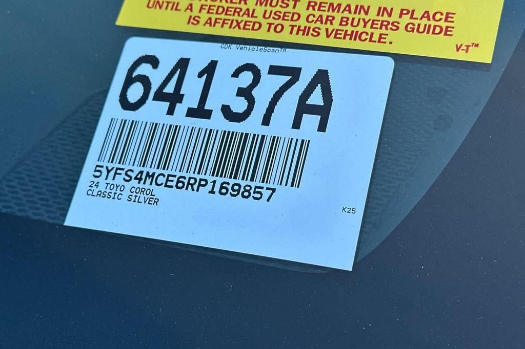 used 2024 Toyota Corolla car, priced at $23,988
