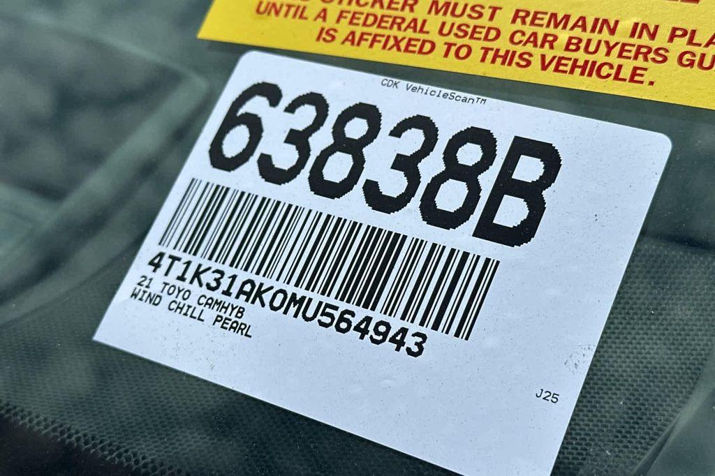 used 2021 Toyota Camry car, priced at $29,988