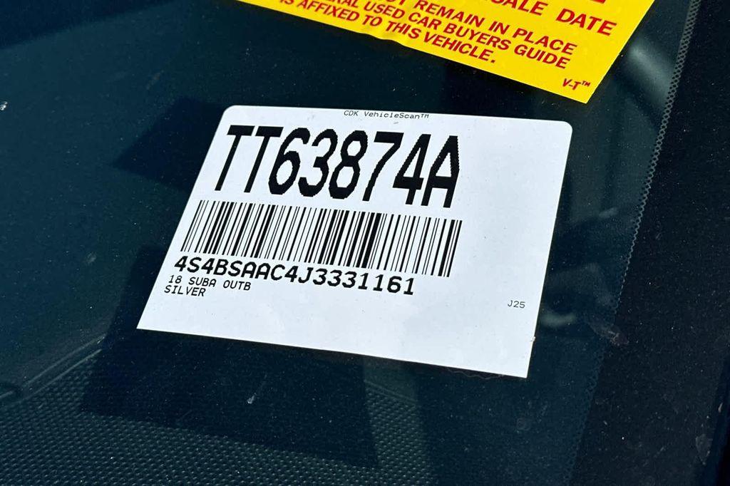 used 2018 Subaru Outback car, priced at $18,988