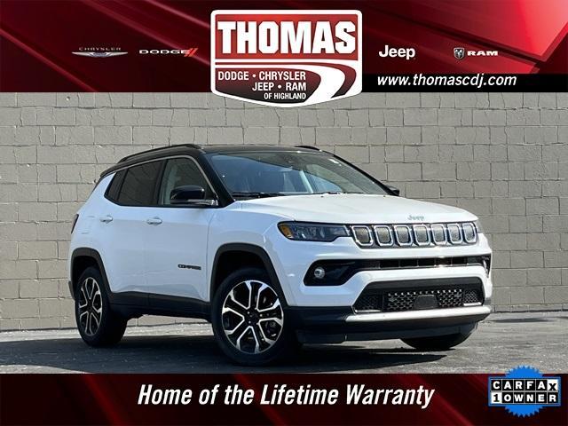 used 2022 Jeep Compass car, priced at $21,994