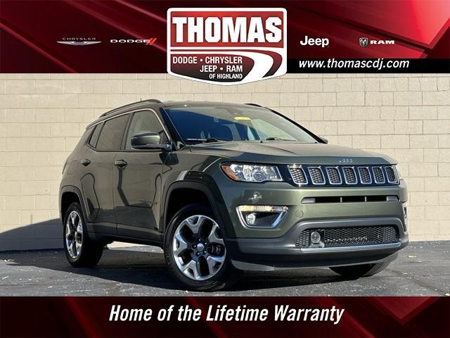 used 2021 Jeep Compass car, priced at $23,500